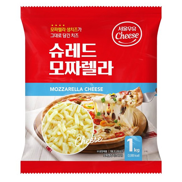 서울 냉장 슈레드 피자치즈 1kg
