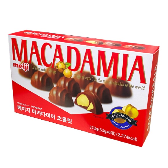 메이지 마카다미아 초콜릿 63g x 6입 378g