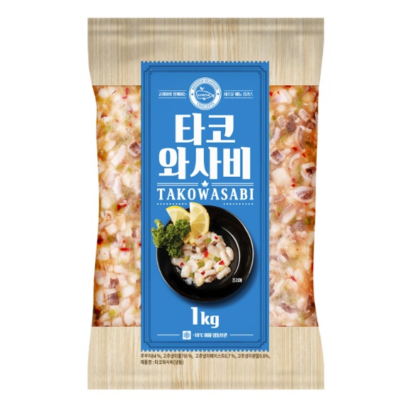 고래미 냉동 타코와사비 1kg